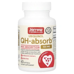 Jarrow Formulas, Убихинол QH-Absorb, 100 мг, 60 капсул