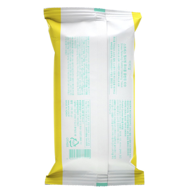 Ariul, Stress Relieving Purefull Cleansing Tissue, 15 Sheets