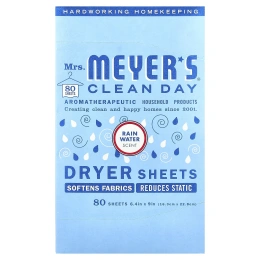 Mrs. Meyers Clean Day, Простыни для сушки, дождевая вода`` 80 листов