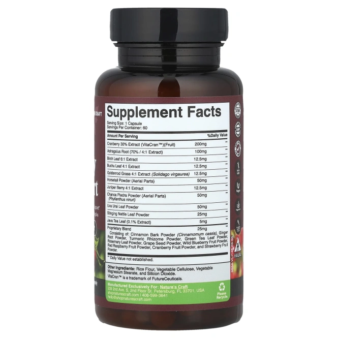Nature's Craft, Поддержка почек, 60 капсул