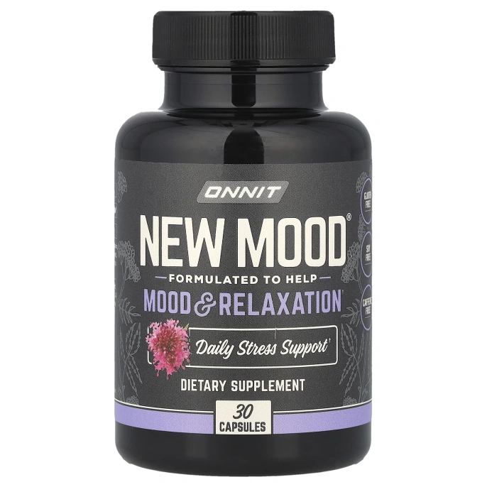 Onnit, "Новое настроение", настроение и релаксация, 30 капсул