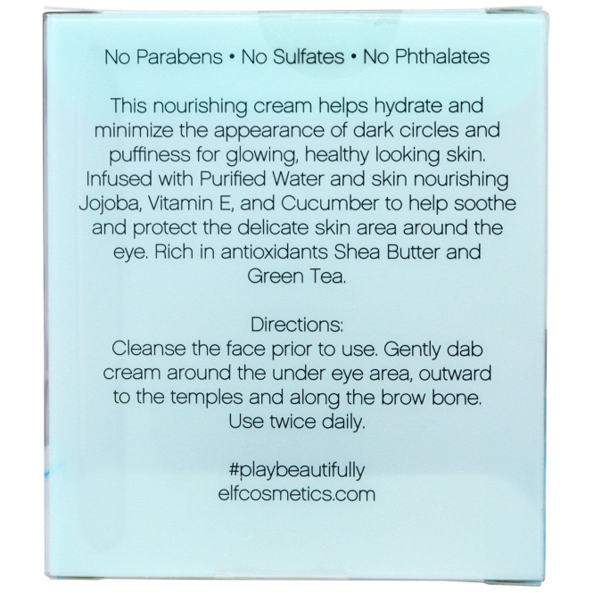 E.L.F. Cosmetics, Осветляющий крем для глаз, 0,49 унции (14 г)