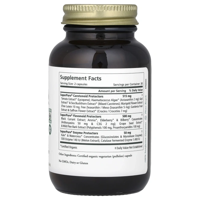 The Synergy Company, Защита глаз, 60 вегетарианских капсул