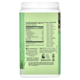 Sunwarrior, Классический протеин, органический растительный, натуральный, 1,65 фунта (750 г)