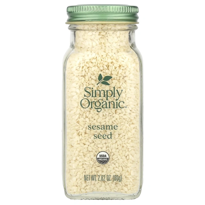 Simply Organic, Семена кунжута, 80 г (2,82 унции)