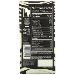 Endangered Species Chocolate, Овсяное молоко + темный шоколад, 55% какао, 85 г (3 унции)