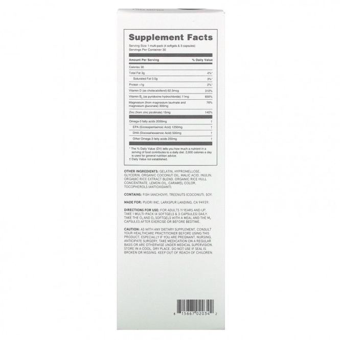 Puori, Основы здоровья, 30 ежедневных порций