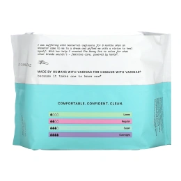 The Honey Pot Company, Super, органические прокладки с крылышками, на травяной основе, 16 шт.