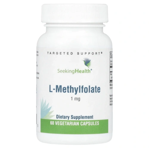 Seeking Health, L-метилфолат, 1 мг, 60 вегетарианских капсул