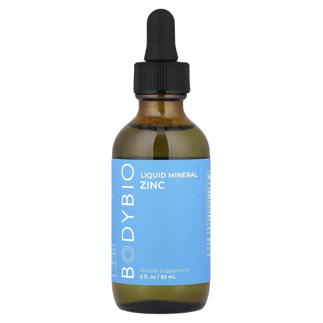 BodyBio, Жидкий минеральный цинк, 59 мл (2 жидк. Унции)