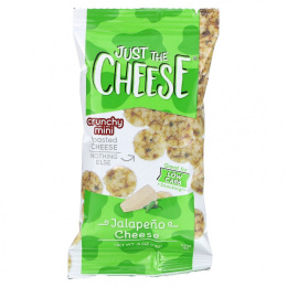 Just The Cheese, Хрустящий мини-тост с сыром, сыр халапеньо, 16 пакетиков по 14 г (0,5 унции)