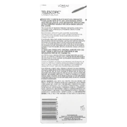 L'Oreal, Тушь для ресниц Telescopic Carbon Black, угольно-черная 935, 8 мл