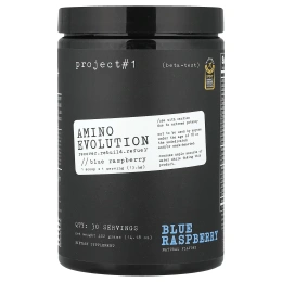 Project 1 Nutrition, Amino Evolution, аминокислота с голубой малиной, 402 г (14,18 унции)