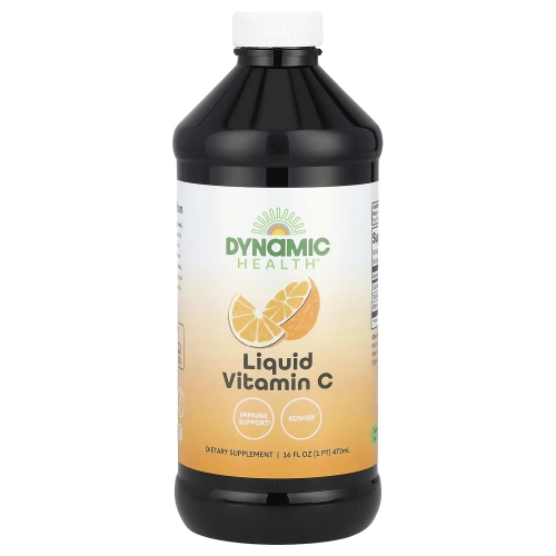 Dynamic Health  Laboratories, Жидкий витамин C, с натуральным цитрусовым вкусом, 1000 мг, 16 жидкой унции (473 мл)
