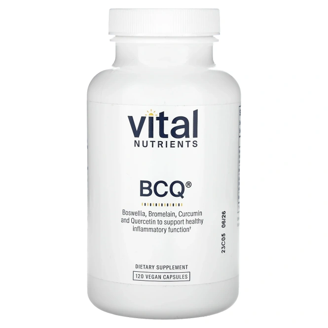 Vital Nutrients, BCQ, 120 вегетарианских капсул