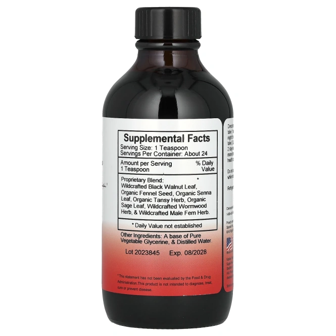 Christopher's Original Formulas, Травяной сироп от паразитов, 4 жидких унции (118 мл)