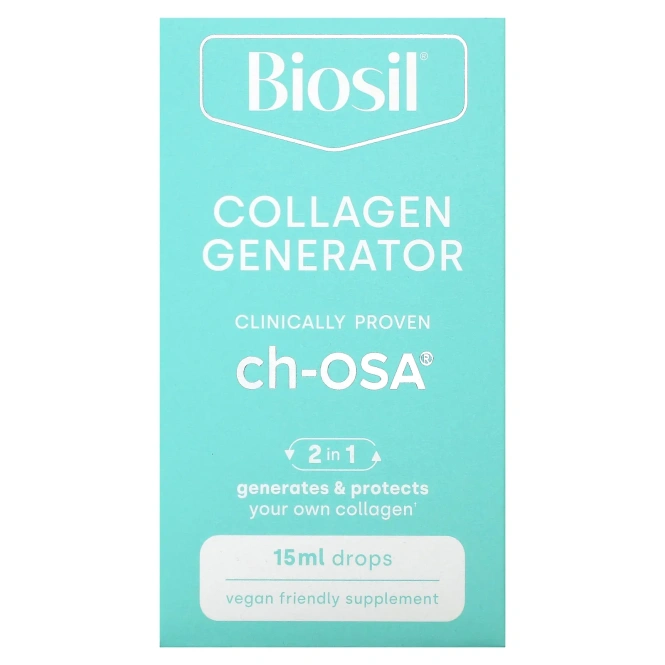BioSil by Natural Factors ch-OSA улучшенный генератор коллагена, 0,5 жидких унций (15 мл)