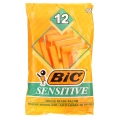 BIC, Sensitive, одноразовые бритвенные станки с одним лезвием, 12 шт.