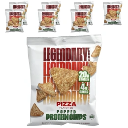 Legendary Foods, протеиновые чипсы, пицца, 7 пакетиков по 36 г (1,3 унции)