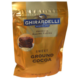 Ghirardelli, Гирарделли, первоклассное какао для выпечки, сладкое тертое какао, 298 г (10,5 унций)