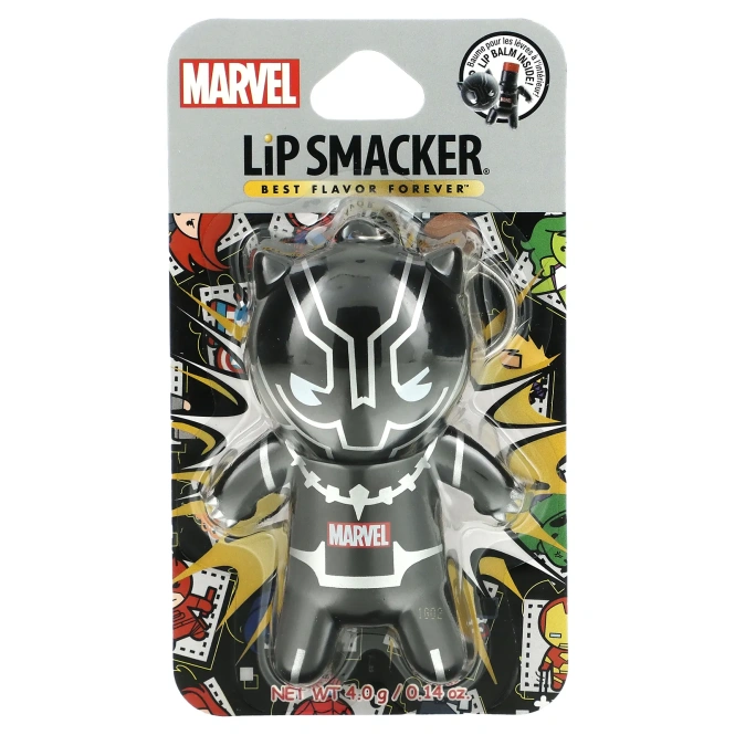 Lip Smacker, Бальзам Marvel Superhero, Black Panther, мандарин, 4 г