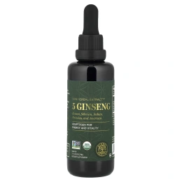 Global Healing, Raw Herbal Extract ™, женьшень 5, 59,2 мл (2 жидк. Унции)