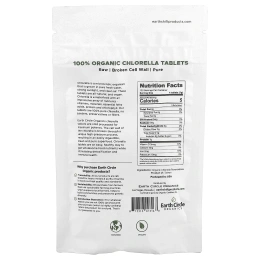 Earth Circle Organics, Таблетки из 100% органической хлореллы, 250 мг, 400 таблеток (62 мг в таблетке)