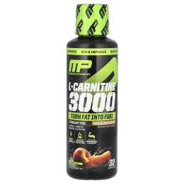 MusclePharm, L-карнитин 3000, персиковый нектарин, 480 мл (16 жидк. унц.)