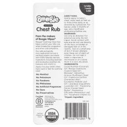 Boogie Wipes, Soothing Chest Rub, For Babies 3 Months & Older, Eucalyptus & Lavender, 0.49 oz (14 g)