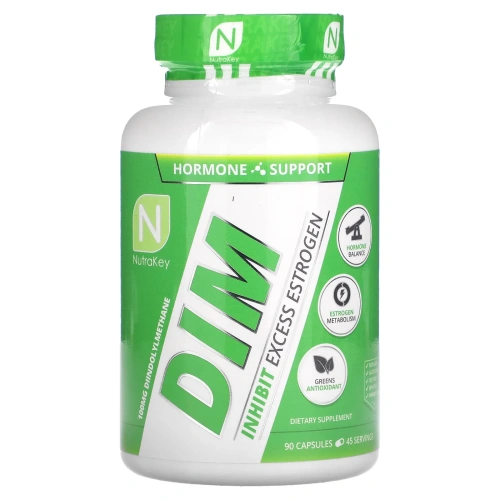 Nutrakey, DIM, 100 мг, 90 капсул (50 мг в 1 капсуле)