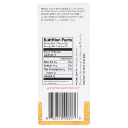 Manuka Doctor, Лесной мёд манука 20+, 24 порционных пакета, 0,25 унц. (7 г) каждый
