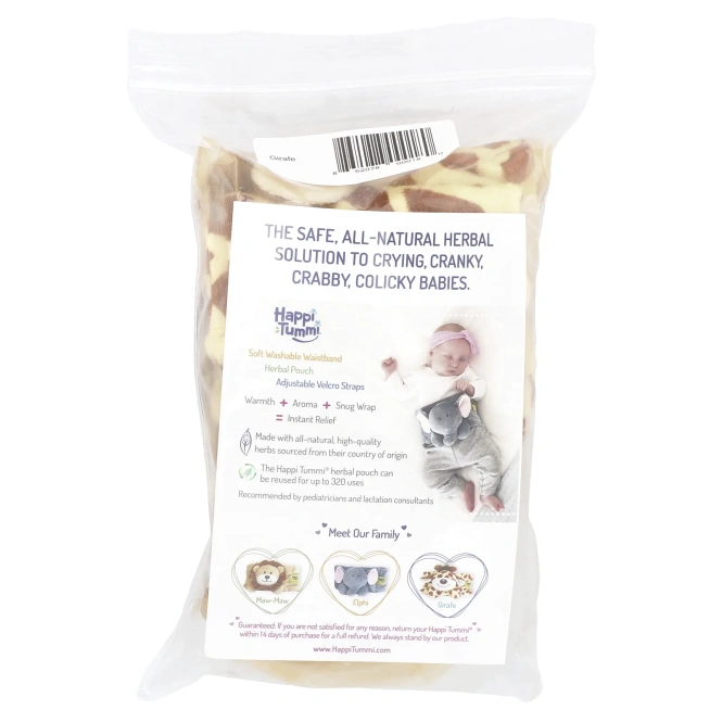 Happi Tummi, Мягкий моющийся пояс, Girafe, 1 шт.