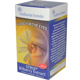 Scandinavian Formulas, Strix, экстракт черники, 60 желатиновых капсул