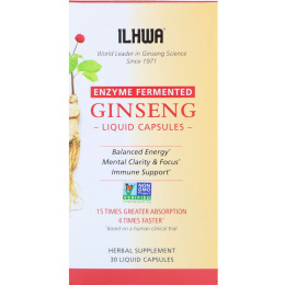 Ilhwa, GINST 15, женьшень 21 века, 30 мягких капсул