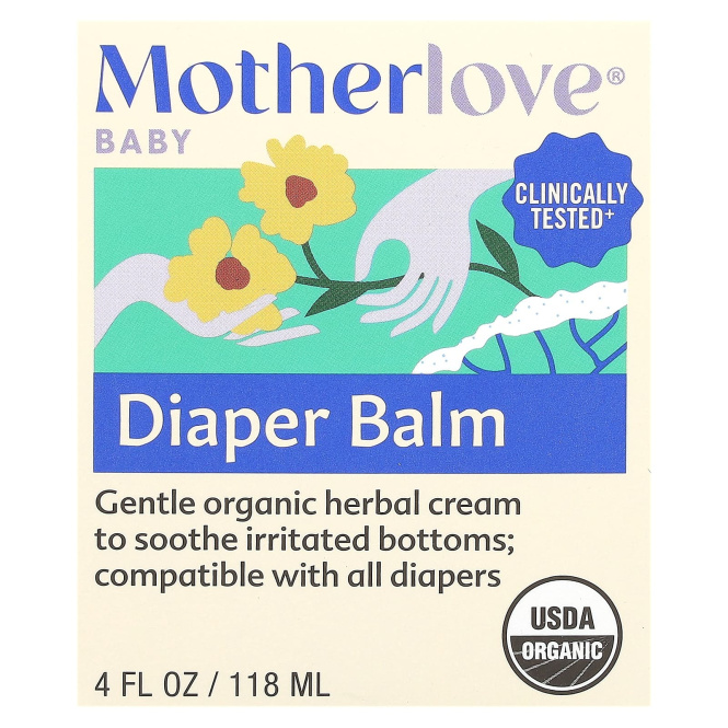 Motherlove, детский бальзам под подгузник, 118 мл (4 жидк. унции)