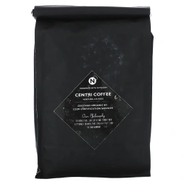 Centri Coffee, органический французский сахар, цельные зерна, темная обжарка, 340 г (12 унций)
