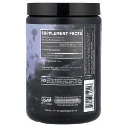 BioEmblem, Моногидрат креатина, без добавок, 300 г (10,6 унции)
