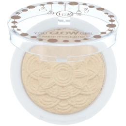 J.Cat Beauty, You Glow Girl, запеченый хайлайтер, оттенок YGG105 «Лунный свет», 8,5 г