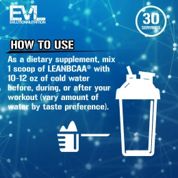 EVLution Nutrition, Lean BCAA®, фруктовый пунш, 246 г (8,7 унции)
