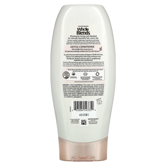 Garnier, Whole Blends, мягкий кондиционер, «Нежность овса», 370 мл