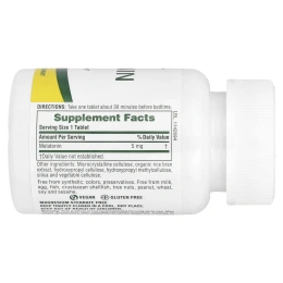 NaturesPlus, Мелатонин, 5 мг, 90 таблеток