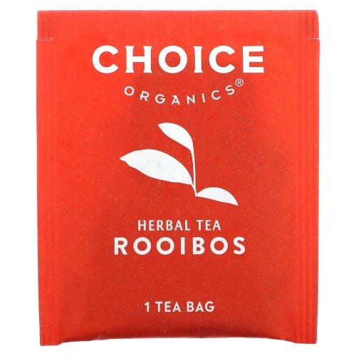 Choice Organic Teas, Травяной чай, органический, ройбуш, без кофеина, 16 пакетиков, 1,27 унции (36 г)
