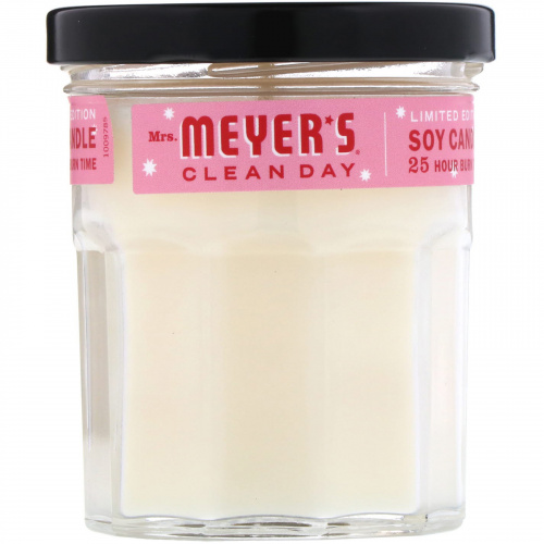 Mrs. Meyers Clean Day, Scented Soy Candle, Peppermint, 4.9 oz (140 g)