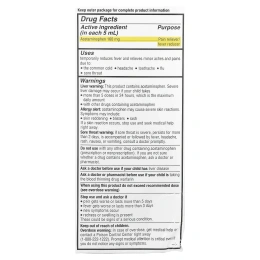 Genexa, Infants 'Pain & Fever, органическая вишня, 59 мл (2 жидк. унц.)