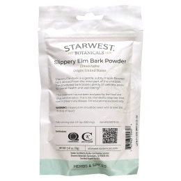Starwest Botanicals, Органический порошок из коры вяза скользкого, 70 г (2,47 унции)