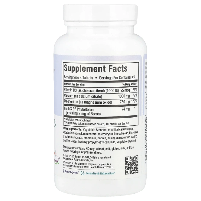 Maxi Health, Cal-Max ™ с D3 и магнием, 180 таблеток