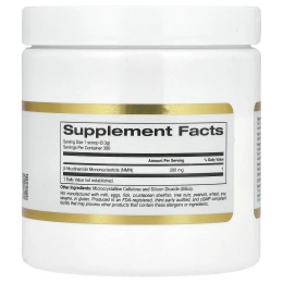 California Gold Nutrition, NMN в порошке, 300 мг, 90 г (3,2 унции)