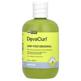 DevaCurl, Low-Poo® Original, очищающее средство с мягкой пеной, для сухих, средних и жестких локонов, 355 мл (12 жидк. Унций)