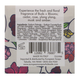 European Soaps, Urbana, мыло с маслом ши, цветки и бутоны, 3,5 унц. (100 г)