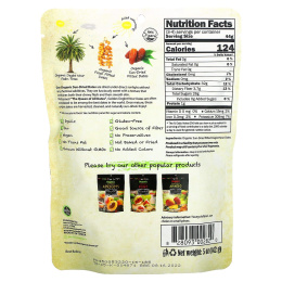 Nature's Wild Organic, Высушенные на солнце органические финики без косточек, сорт "деглет нур", 5 унц. (142 г)